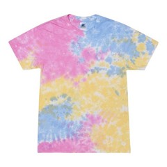 Colortone Tie Dye T-Shirt Unisex Rainbow Vibrant Cotton Tee S M L XL 2XL-5XL New