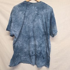 The Mountain Blue Tee Shirt Size 2XL American Flag Bald Eagle Jet