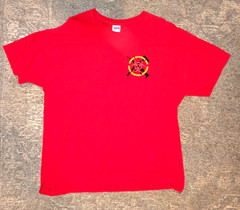 Vintage Rare! ZOMBIE RESPONSE UNIT T-Shirt in Bright RED Men’s Sz XL EUC