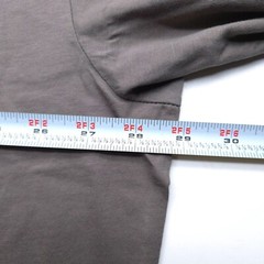POLO RALPH LAUREN CREW T-SHIRT -2XB BIG XXL GRAY SMOOTH LONG SLEEVE POCKET -PONY