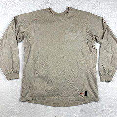 Ariat FR Flame Resistant T Shirt Mens M Beige Long Sleeve Cat 2 IRC2 2112