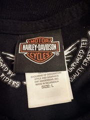 Harley Davidson Biker Built Sellersville PA Snake Skull T Shirt Size Large Black
