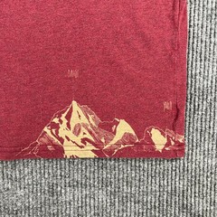 prAna Shirt Mens Large Red Short Sleeve Casual Comfort Outdoors Hiking