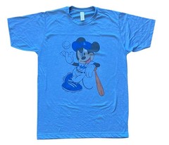 Los Angeles LA dodgers Mickey Mouse Men’s T-Shirt Color Vintage sport Blue soft