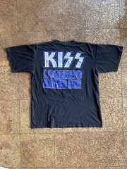 Vintage Kiss Shirt Men’s XXL Black The Farewell Tour Legends Never Die 2000