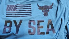 Under Armour Project Rock Veterans Day By Sea Long Sleeve T-Shirt Men’s Size XL