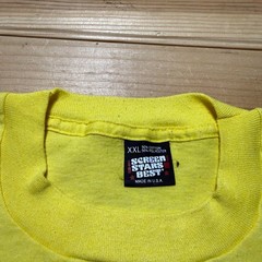Vintage 80s 1989 Caution Bunny Wide Mood Swings Cartoon Funny Shirt USA Size XL