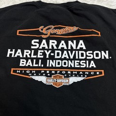 Harley Davidson Motorcycles Sarana Bali Indonesia Mens T-Shirt Large Black