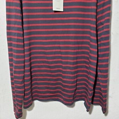 Seasalt Cornwall Shirt Men’s XL Red Striped Sailor Organic Cotton Crewneck NWT