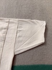 Vintage 30s 40s Paneled White Blank Tee Jersey All 100% Cotton 20×29.5 Very Rare