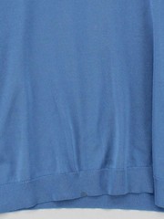 Sandro Men’s T-Shirt M Blue Acetate with Polyamide, Elastane Basic