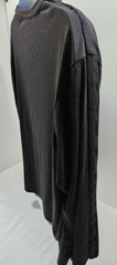 Deyeck black XL long sleeve crewneck snap entry shoulder/sleeve SURGICAL (1)
