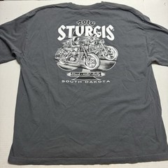Sturgis Black Hills Rally 2016 Men 3XL Gray Long Sleeve Double Sided