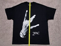Licensed 2PAC “All Eyez On Me” black oversized t-shirt men’s sz XL tupac shakur