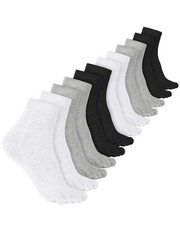 6 Pairs Women Toe Socks Cotton Breathable Compression Crew Five Toe…