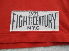 Roots Of Fight Muhammad Ali T Shirt Mens XL Red 1971 Fight Of The Century NY USA