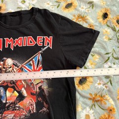 Bay Island Sportswear Iron Maiden The Trooper Graphic T-Shirt Size M Grunge Rock