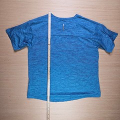 REI Co-op T-Shirt Mens L Blue Short Sleeve Activewear Hiking Performance