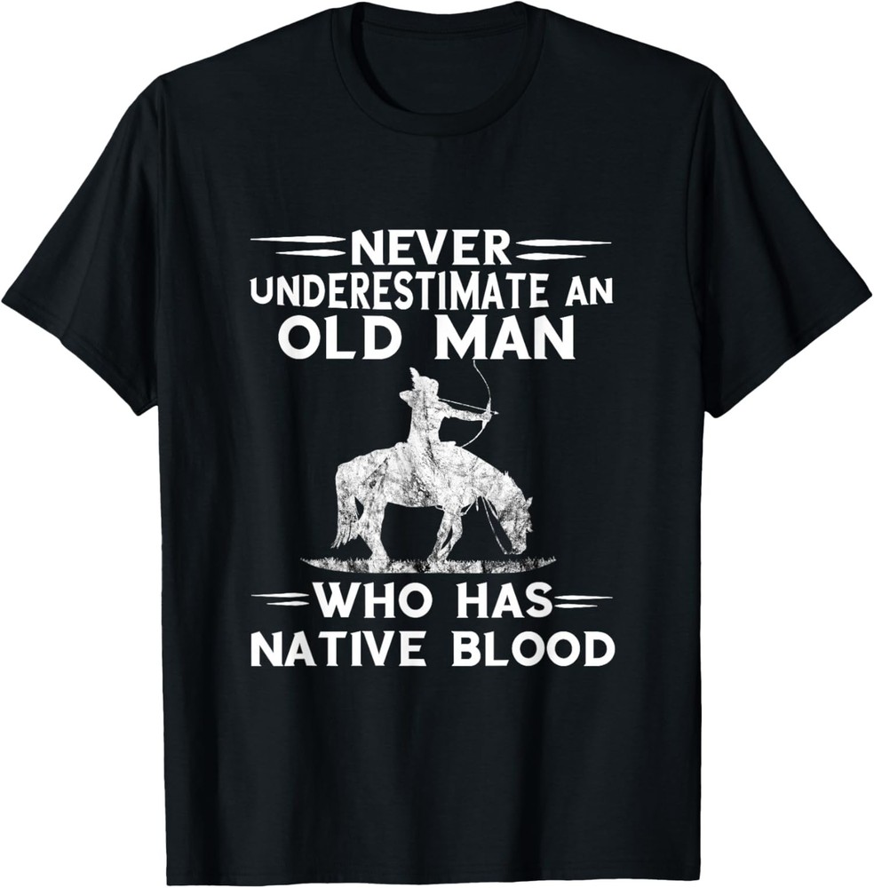 Old Native American Warrior Design Warrior Native T-Shirt