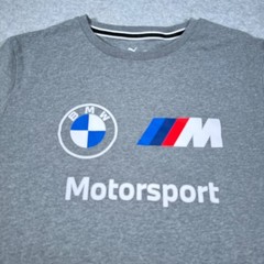 Puma BMW Motorsport M Series Mens T Shirt Gray Sz XL