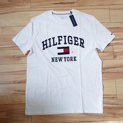 Tommy Hilfiger modern varsity logo cotton t-shirt New York embroidery LOGO