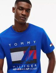 New! Genuine Tommy Hilfiger “USA Sail GP Team” Men’s T-Shirt Royal Blue XL