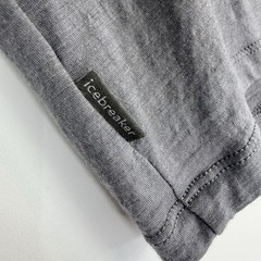 Icebreaker Merino Wool Graphic T Shirt Gray Size M Men’s Cycling Running Base