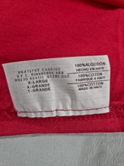 Georgia Bulldogs Men Shirt XL Red Short Sleeve Crew Neck Solid Hanes New