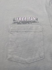 New Free Fly Lazy Tides Pocket Tee Mens Size Small TShirt Green