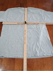 Gildan Heavy Cotton grey t shirt sz L