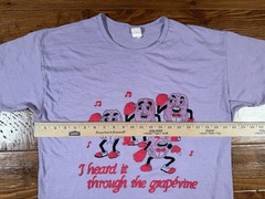 Vintage 80s California Raisins Through Grapevine Sleep Shirt Sz M Single Stitch