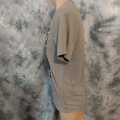 Aeropostale 87 T-shirt Size Medium stretch fit Big Aero logo gray