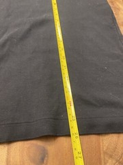 HUGO BOSS Shirt Mens Sz XL Long Sleeve 1/4 Zip Black Pullover