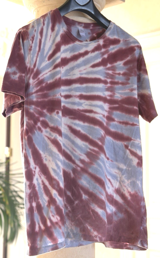 Tie Dye Distressed Cotton Retro T Shirt by Alternative Brand, XL, Great Cond