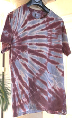 Tie Dye Distressed Cotton Retro T Shirt by Alternative Brand, XL, Great Cond