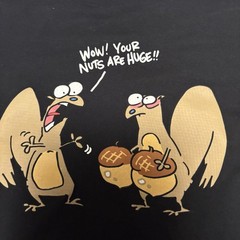 Tennessee River Vintage T Shirt Your Nuts Are Huge Size Large Squirrels Worn Onc