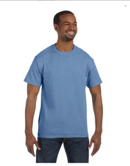 Gildan Mens G500 Premium Short Sleeve Heavy Cotton Plain Casual T-Shirt Pack 6
