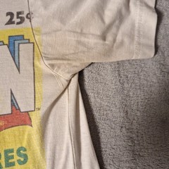 Vintage 90s 3-D Action Batman Comic Book T-Shirt Size Small White Lightweight
