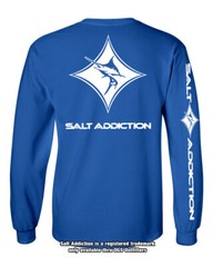 Salt Addiction t shirt saltwater fishing apparel life Marlin ocean performance