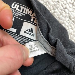 Adidas Ultimate Tee Shirt Mens Large Black SJND Summer Discovery Long Sleeve
