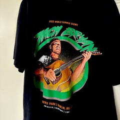 Official 2025 Zach Bryan Tour T-Shirt Huntington WV Black Cotton Size Large L