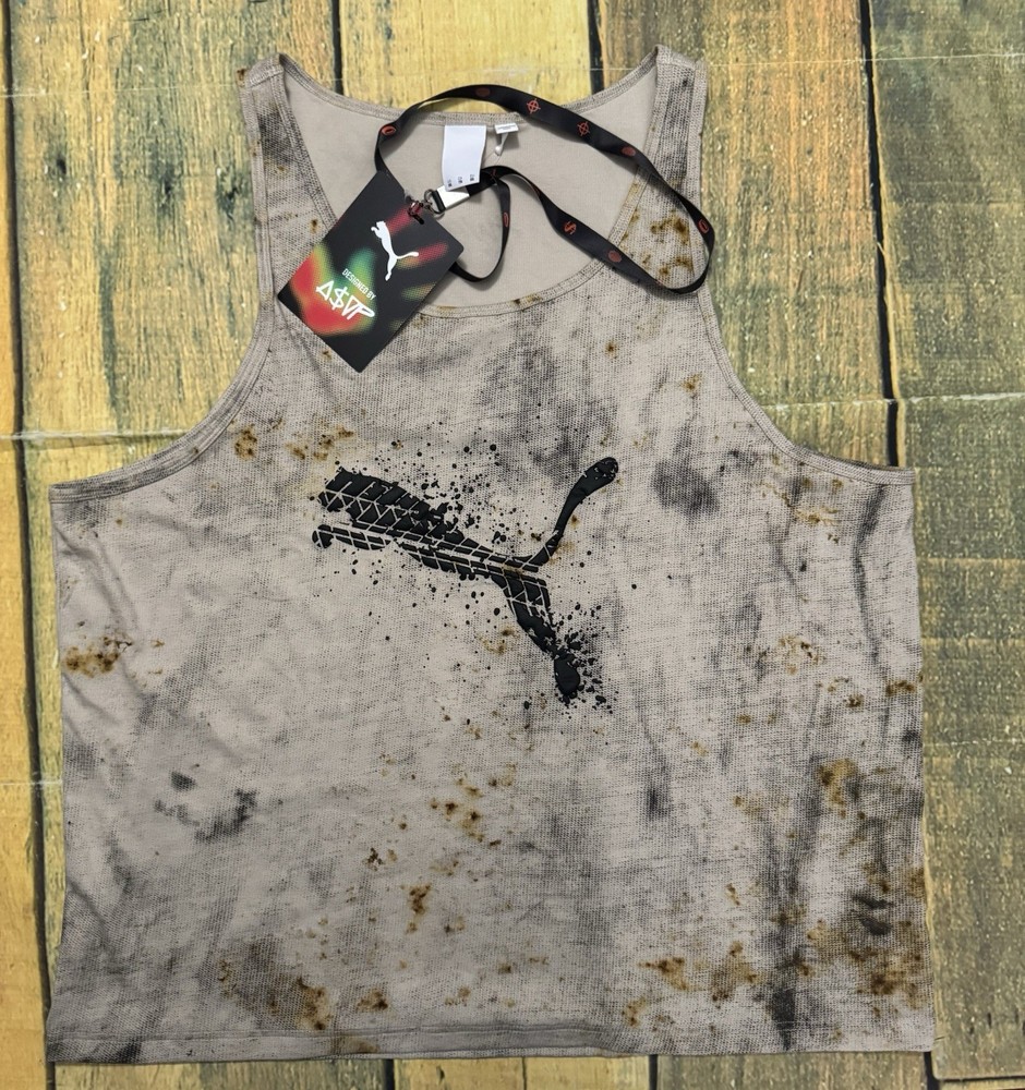 Size XXL- Asap Rocky X Puma Tank Top – Tan