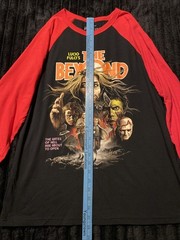 Fright-Rags Lucio Fulci’s The Beyond Baseball Tee Shirt Raglan Large OOP Zombie