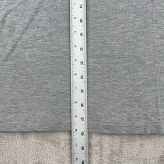 Polo Ralph Lauren T Shirt Men XL Grey Contrast Collar Short Sleeve Blue Pony