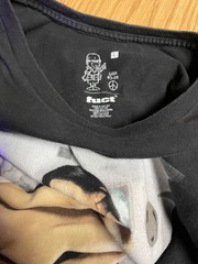 FUCT Aria Giovanni x Dave Naz 2008 Tee BLACK LARGE Shirt Brazzers Vintage RARE