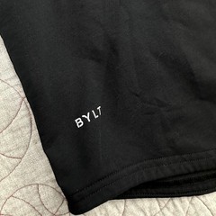 BYLT Lux Drop Cut T-Shirt Black Short Sleeve Curved Hem / Mens XL