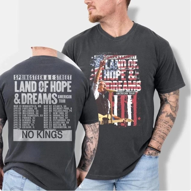 Bruce Springsteen & E Street Band World Tour 2026 T-Shirt