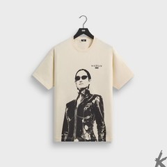 KITH x Matrix Keanu Reeves Tee Apricot Oversized Cotton Print Unisex