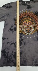 Affliction Black Label God Of Light , Rhinestone Accent, XL, Charcoal BK Wash