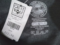 Grandpa Wolf Do Do Do Do Great Wolf Lodge L Gray T-Shirt NWT